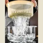 Colander Bowl Set Vegetable Washing Baskets PET For Kitchen