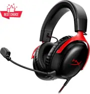 Cloud III Wired Gaming Headset PC PS5 Xbox 53mm Drivers DTS Memory Foam Black Re