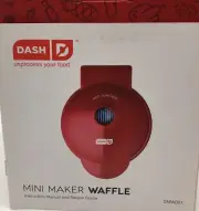 Dash Mini Waffle Maker - Red - New In The Box