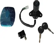 Ignition Key Switches for Suzuki GS125 GS 125 Power Switch Lock Ignition Switch/Fuel Tank Cap Lock Key Set Motorcycle Ignition Barrel Key Switch