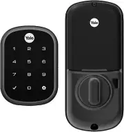 Yale Assure Lock SL with Z-Wave, Key-Free Touchscreen Deadbolt, Black Suede