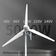 BY 5KW 240V Wind TurbineGenerator Kit Home Industry Environmental Windmill Power
