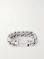 [SAINT LAURENT] SAINT LAURENT - Silver-tone Bracelet - L L Silver