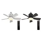Ceiling Fan Light Light Bulb Fan 5 Blades Remote & APP Control for Dining Room
