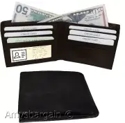 Man's Wallet Quality leather Billfold man's wallet Bifold 5 credit card slot BN