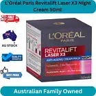 L'Oréal Paris Revitalift Laser X3 Night Cream 50ml - Anti-Aging, Wrinkle Repair,