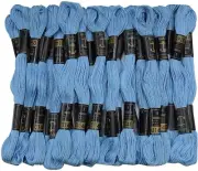 Anchor Stranded Cotton Thread for Cross Stitch/ Embroidery Color -Light Blue 140