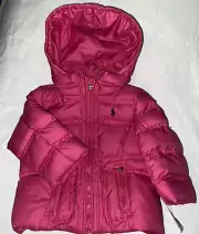 Polo Ralph Lauren Girls Currant Jacket Size 9 Months