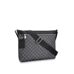 LOUIS VUITTON LV MICK MM 黑灰 棋盤格 中號 斜背 信差包 郵差包 N40004