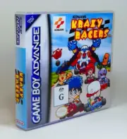 GBA Game Boy Advance Storage Case - Konami Krazy Racers - NO GAME