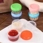 Salad Containers Snack Jars Reusable with Lids for Condiments Storage Bpa Free