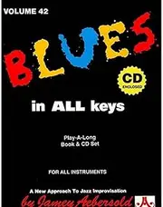 Jamey Aebersold Jazz Blues In All Keys Volume 42 Book & CD Set: Jazz Play-Along Vol.42