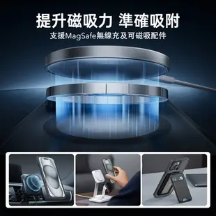 ESR億色 iPhone 15 Plus Halolock 巧匯系列磨砂款 手機殼膜組 (支援MagSafe)