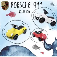 在飛比找露天拍賣優惠-《賽鋒模型》Porsche 911 原廠授權滑步車 保時捷 