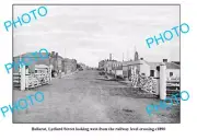 OLD LARGE PHOTO OF BALLARAT VICTORIA LYDIARD STREET LOOKING WEST c1890