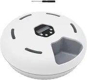 ABS Automatic Cat Feeder, Built in Removable Ice Cube Box, Keep Fresh Automatic Cat Food Dispenser, Timed Feeding Feeder for Home