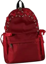[CHILDWEET] 1 PC Backpack Drawstring Book Burst Casual Backpack Business Travel Backpack Red Backpack Carry Business Laptop Backpack Notebook Backpack Oxford Red College Student Backpack Set