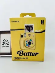 BTS Butter FUJIFILM Instax Mini 11 instant Camera Yellow K-POP With Box NEW