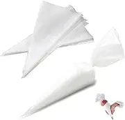 20 Disposable Piping Bags - Easy to Use Icing Bags for Professionals and Home Bakers, Ideal for Decorating Cakes, Buns, Pies, Cookies and More, Baking Equipment