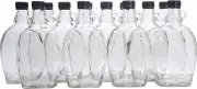 North Mountain Supply 16.9 Ounce (500Ml) Glass Maple Syrup Bottles with Loop Han