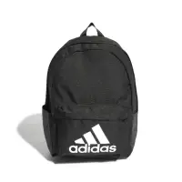 在飛比找momo購物網優惠-【adidas 愛迪達】後背包 Logo 黑 白 書包 雙肩