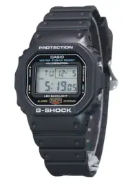 Casio G-SHOCK Digital Alarm Chrono Illuminator Timer DW-5600UE-1 200M Mens Watch