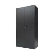 Metal Stationery Cabinet with Lock 2100H - BLACK