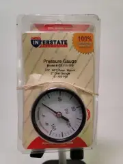 Interstate Pressure Gauge G2111-160 Lot Of 2