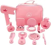JWQFBC Kids Makeup Set Role Play Beauty Salon Toy Creative Little Girls Ages 3 4 5 6 7 Years Old