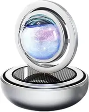 Automotive Air Fresheners,Solar-Powered Aromatherapy Diffuser - Double-Ring Structure, Dashboard Accessories for Rv Truck Vehicle Decorations