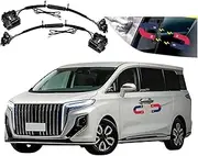 2pcs Car Smart Electric Suction Door Refitted Automatic Locks Soft Close Anti Pinch Compatible For Hongqi HQ9 2022-2024 Car Accessories
