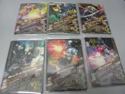 SIX SETS Kamen Rider Gamba Rising Random 5 Cards Set with 1 Holo NEW SEALED