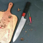 Chef Knife 67 Layers Damascus Steel VG10 Core Wood Handle Santoku Slicing Gyuto