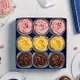 【傳遞幸福】草莓乳酪塔+玫瑰檸檬塔＋蕉香巧克力塔-9入禮盒裝《百貨公司頂級甜點》