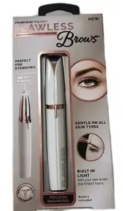Finishing Touch Flawless Brows Removes Hair Instantly Pain Free 18K GP (T142)