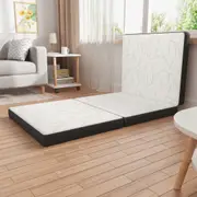 Advwin Foldable Mattress Trifold Folding Portable Floor Foam Pad Camping Cushion Bamboo Fabric Sofa Lounge Bed 184*70