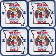 4 Missouri EMT-B patches MO EMS emergency medical technician