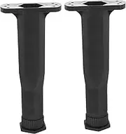 2Pcs Adjustable Height Bed Frame Support Legs Heavy Duty Shaped Brackets Furniture Replacement Feet for Double Beds and Adjustable