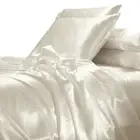 Satin Sheet Set - King Size - Silk Sensations (ivory) (NEW)