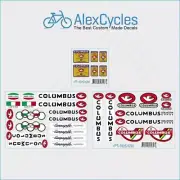 Bicycle Columbus SP Rinforzati Doppio Spessore Frame & Fork Decals Stickers Set