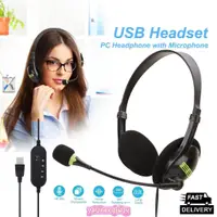 在飛比找蝦皮購物優惠-USB PC Headset Office USB Head