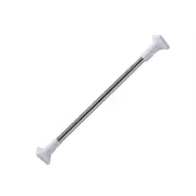 Extendable Curtain Tension Rod Telescopic Shower Pole Rail Wardrobe 145-264cm