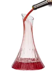 Wine Decanter Set with Two Wine Glasses, Wine Decanter Aerator Carafe, Hand B...