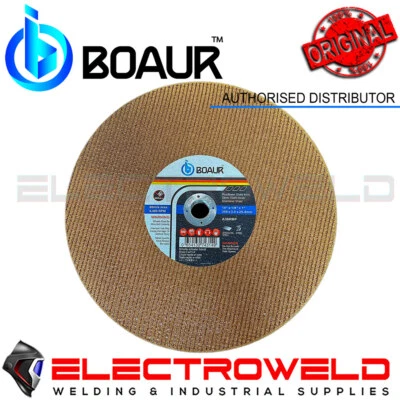 10 x BOAUR 350mm x 3mm 14" Cutting Wheels Drop Chop Saw Discs Blades Steel Metal