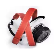 MATIN LAFFINITA 20 (red) Shoulder Neck Leather D-SLR RF Mirrorless Camera Strap