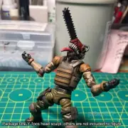 Cool Premium 1/18 Chainsaw Man Head Sculpt Head For 3.75" Acid Rain Figure