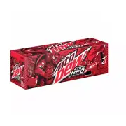 Mountain Dew Code Red Soda 12 oz Cans NEW (pack of 12)