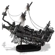 3d Metal Puzzles Gifts Abyssal Ghost Pirate Ship Model Building Kits Diy Toys