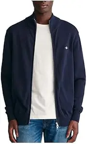 [GANT] Men's Casual Cotton Zip Cardigan