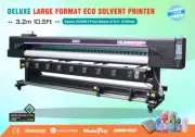 Deluxe 3.2M 10.5ft ECO Solvent Printer+RIP Large Wide Banners Vinyls Epson I3200